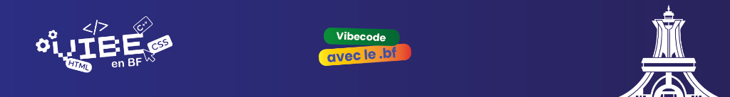 Atelier Vibe en BF — Cliquez pour découvrir et vous inscrire